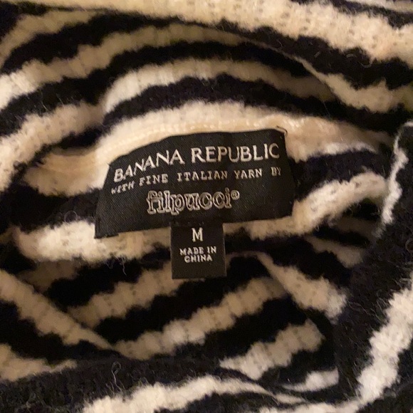 Banana Republic Black & White Filpucci Wool Alapaca - Picture 3 of 5